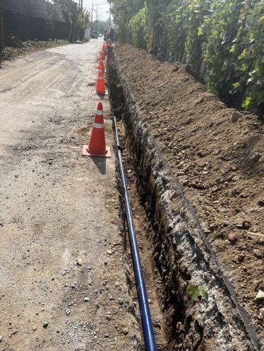 3. 파주리 상수도 확장공사 사업 현장(2024. 10. 17.)