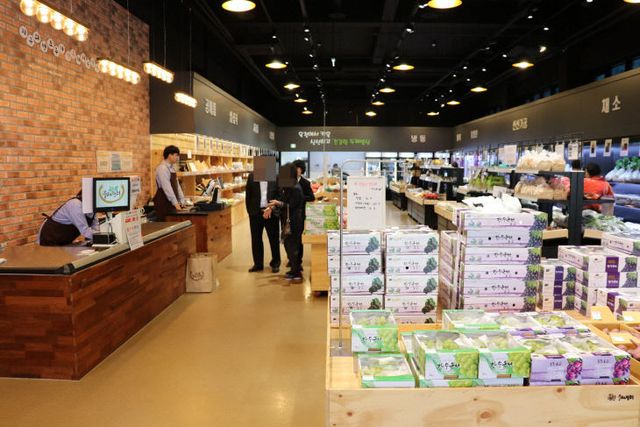 사진1)옥천 로컬푸드직매장 내부