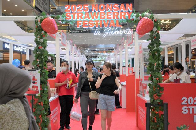 2025 논산농식품 해외박람회를 챶은 관광객