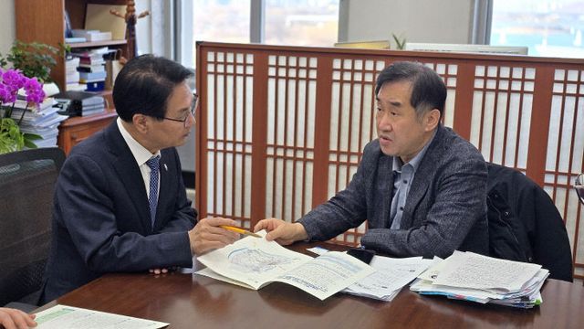 17일 맹성규 국회 국토교통위원장과 면담을