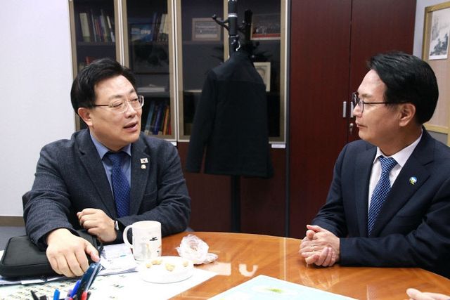 안태준 국회의원(국토교통위, 고창출신)과 면담