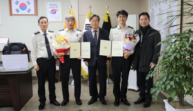 (0218)논산소방서, (유)삼각FMC웰빙랜드 후원으로 장학금 전달