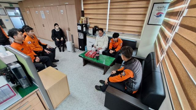 (0203)소방행정발전위원회, 논산소방서 방문하여 소방관 격려