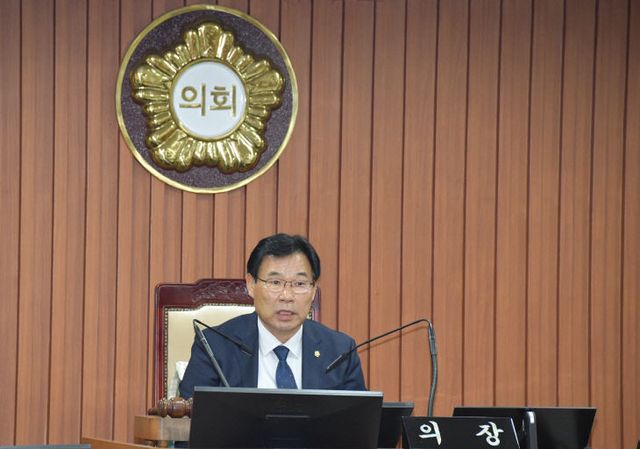 제262회 논산시의회 임시회 폐회(조용훈의장님)
