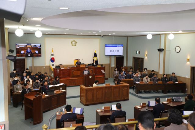 제309회 임시회 제1차 본회의_전경