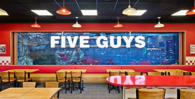 갤러리아 광교, '파이브가이즈' 광교 6호점