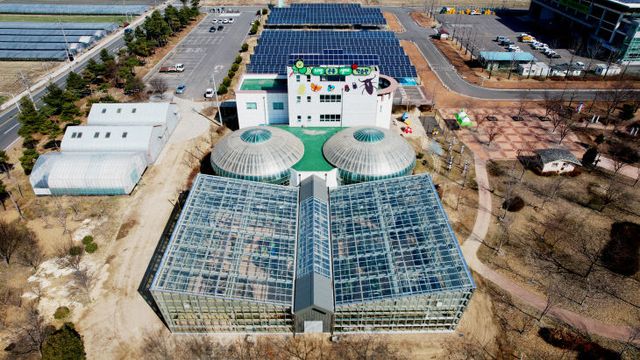 의령 곤충생태학습관 생태유리온실 증축