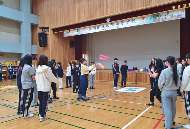 20250317 부산 명호고, 일본 세이료고와 공식 모습)