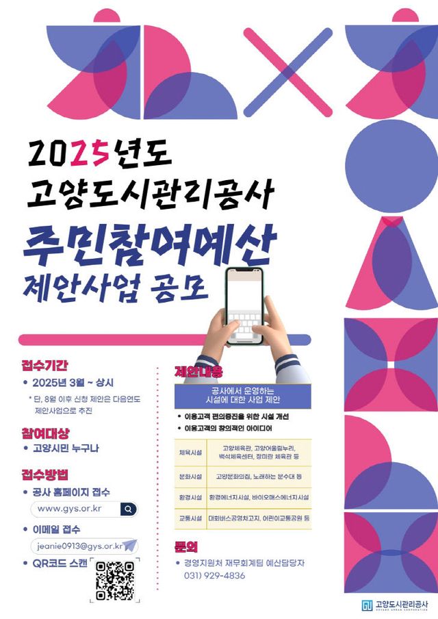 주민참여예산제 포스터