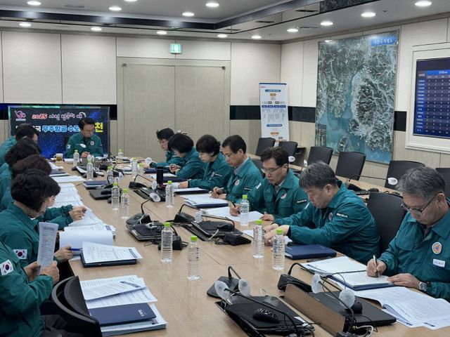 산불재난 심각 발령, 사천시 비상근무체제 돌입 (6)