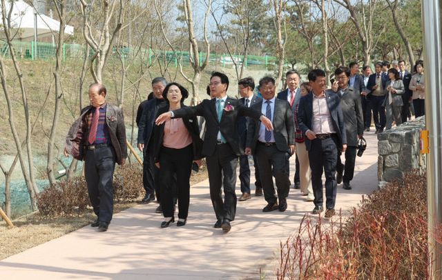 고창군, 고창읍 도시생태축(서식지) 복원사업 준공식(1)