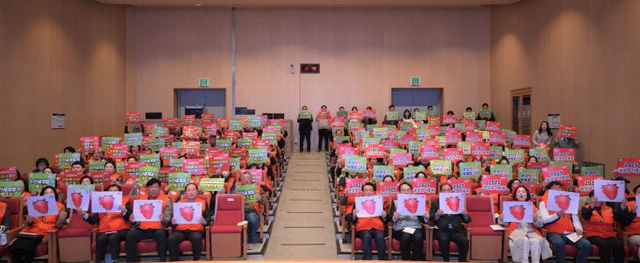 논산딸기축제자원봉사자 발대식및 교육 (2)