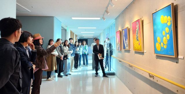 예산꿈빛학교, ‘꿈빛 갤러리 명정숙 초대전 작가와의 만남’