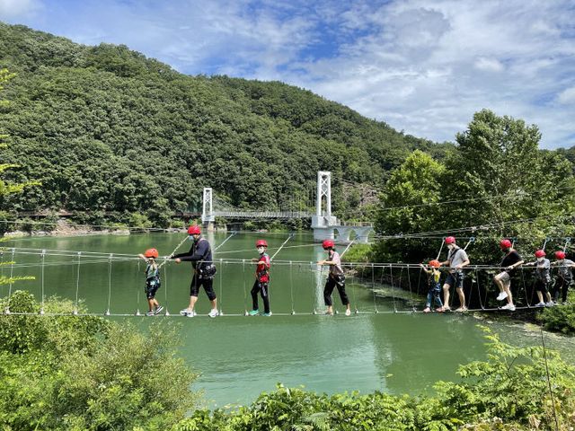 깨소금 캠프 운영 사진1(세줄다리)