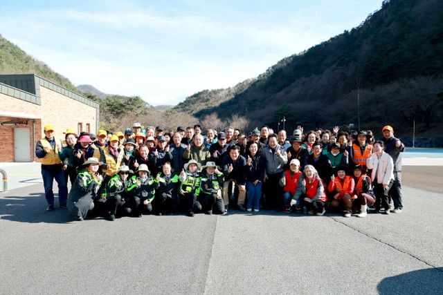 군북면, 산벚꽃축제장 주변 환경정비