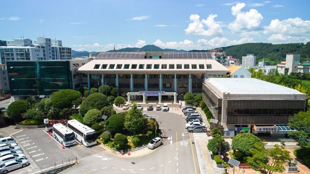 통영-한산 여객선 야간운항 협약 중단(시청전경)