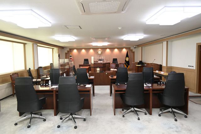 대덕구의회 본회의장 모습