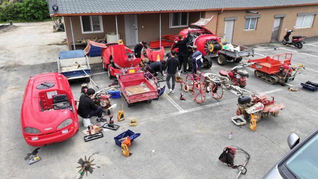 농기계 순회수리 서비스 사진.