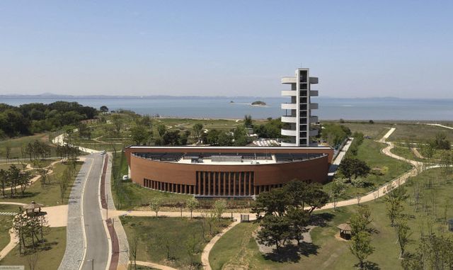 화성시 매향리평화기념관 전경.