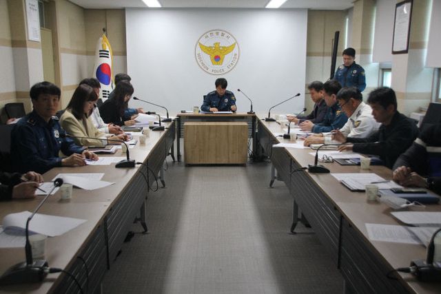 서천서가 개최한 치안종합성과 보고회