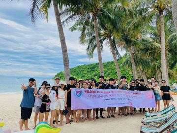 사진 4. 베트남 두이탄대학교 버디프로그램 기념 사진