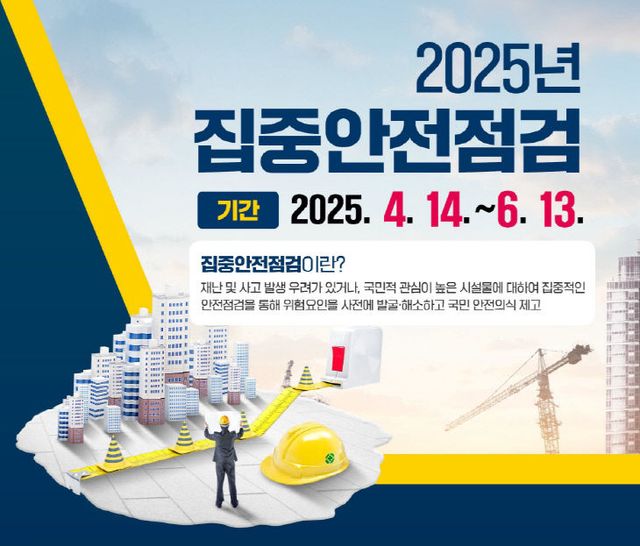합천군, 2025년 안전대전환 집중안전점검 실시