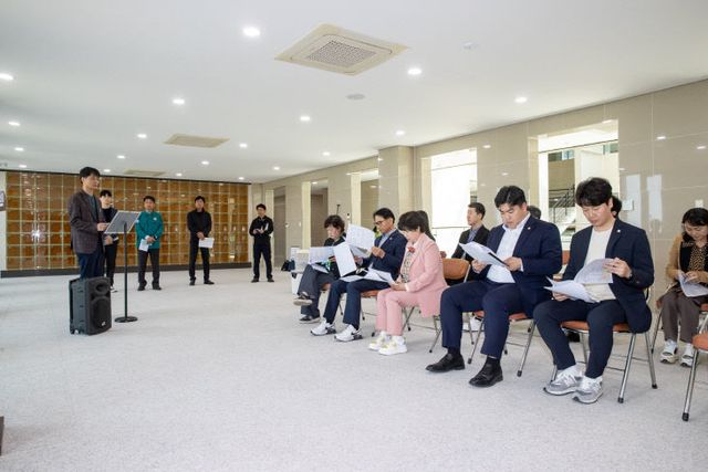 구미공설숭조당 운영현황 청취