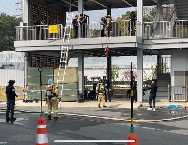 (0418)논산소방서, 소방기술경연대회 화재분야 '도내 1위'