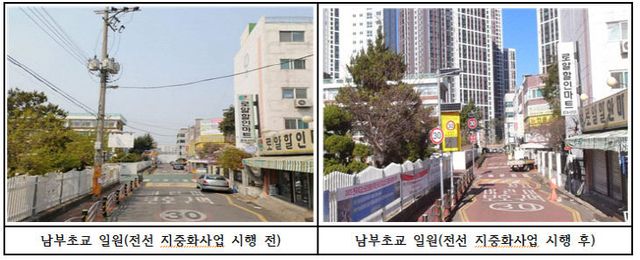 2. 건설과(지중화사업 전후사진)