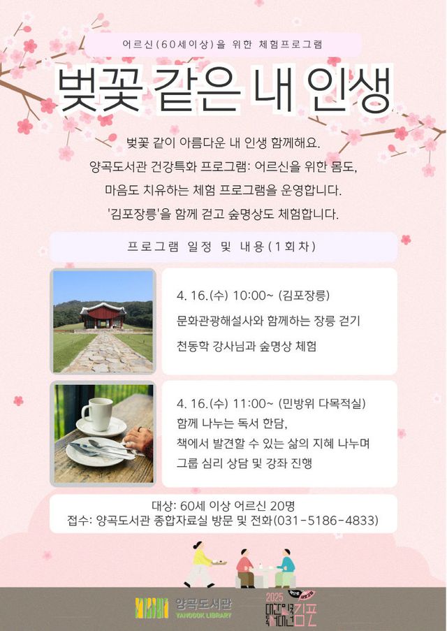 안내문(벚꽃 같은 내 인생)