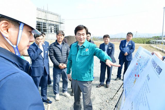 중산1지구 건설 현장