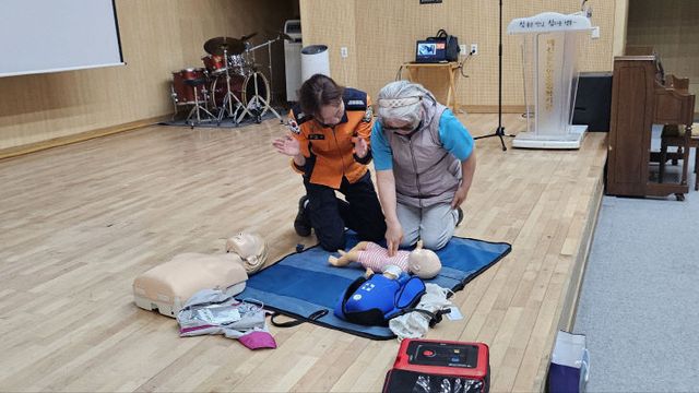 예산소방서 어르신대상 안전교육