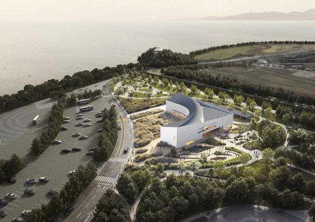 고창갯벌 세계유산 지역센터(조감도, 최신)