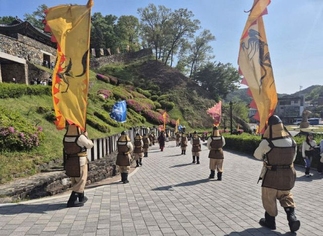 웅진성 수문병 교대식