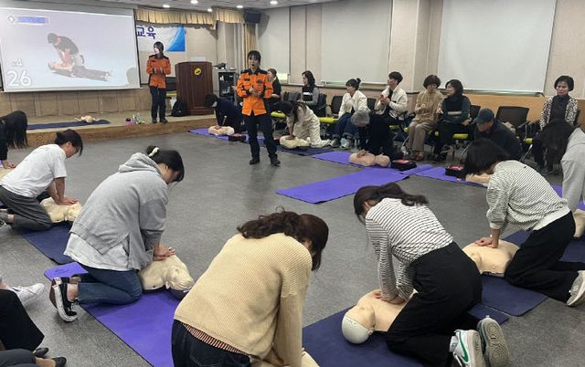 연천군보건의료원, ‘심폐소생술 및 응급처치 교육’실시