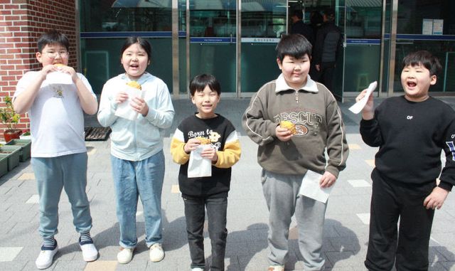 청양 합천초 붕어빵 나눔