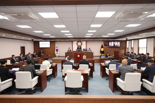 제288회 합천군의회 임시회 종료