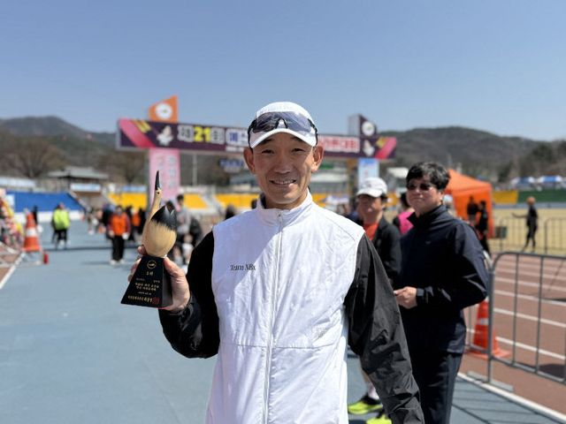 하프코스 우승자 김태권 씨