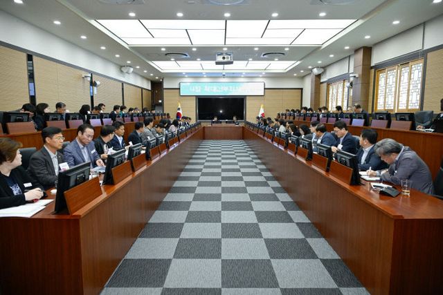 변광용 거제시장, 취임 후 첫 확대간부회의 주재