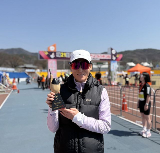 하프코스 일반 여자부 우승자 류승화 씨