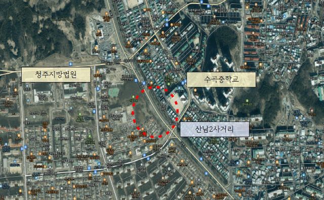 01.1 청주시, 산남2사거리 침수예방사업 추진_사진