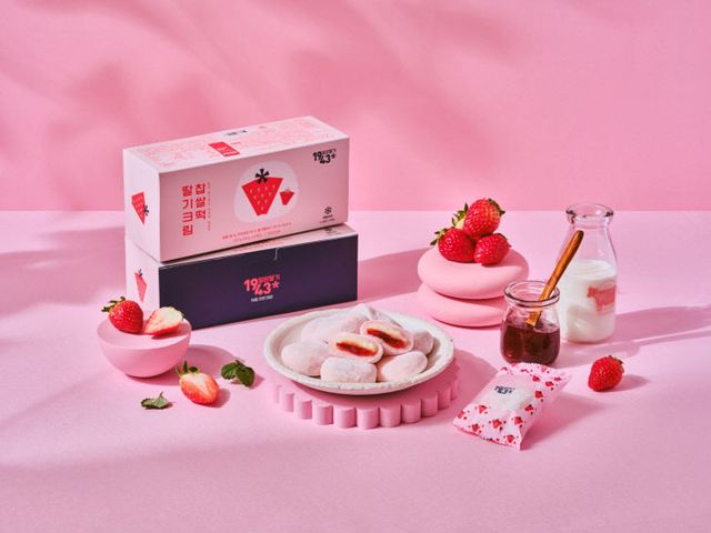 밀양딸기 품은 딸기크림찹쌀떡