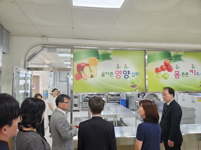 서천교육지원청이 실시한 학교 급식실 집중안전점검