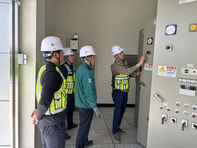 배수장 점검 사진