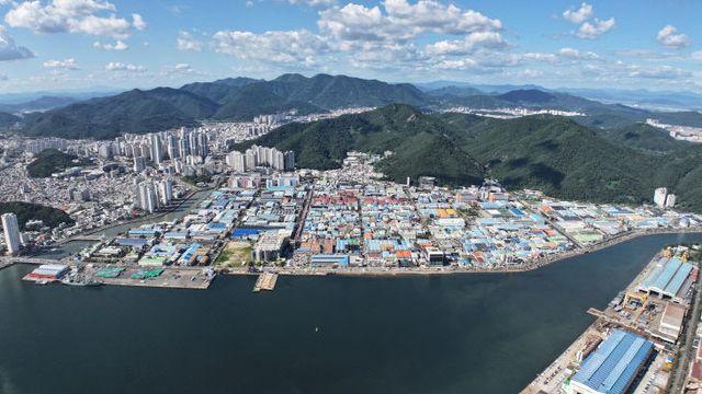 마산자유무역지역 사진