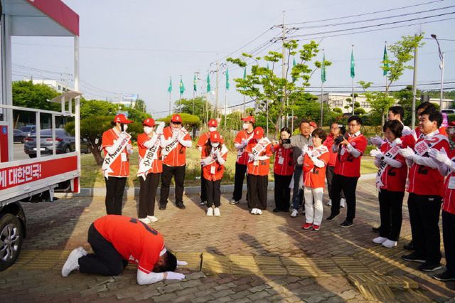 강명구국회의원, 구미시을 선거유세 시작 (8)