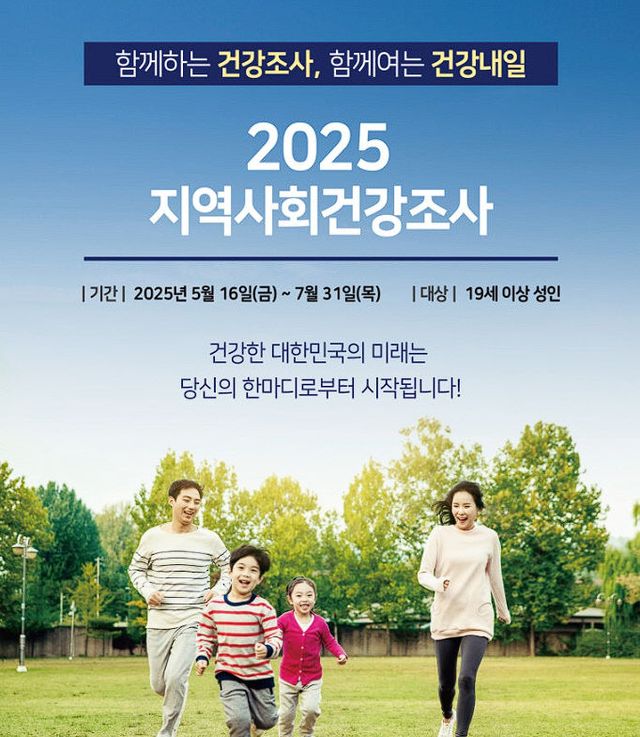 강화군, 2025년 지역사회건강조사 실시