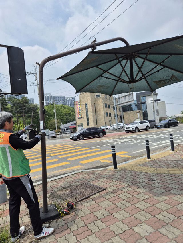 그늘막 개방 사진