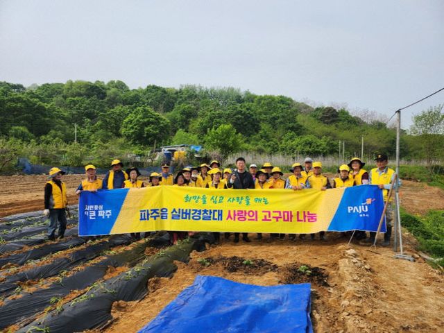 7. 파주읍 실버경찰대 ‘사랑의 고구마 심기’행사 (1)