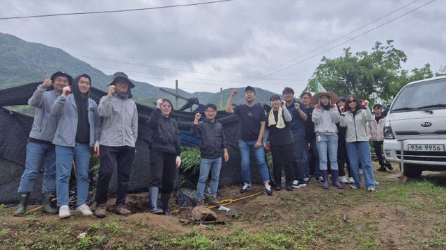 금산군청 농정과 일손돕기